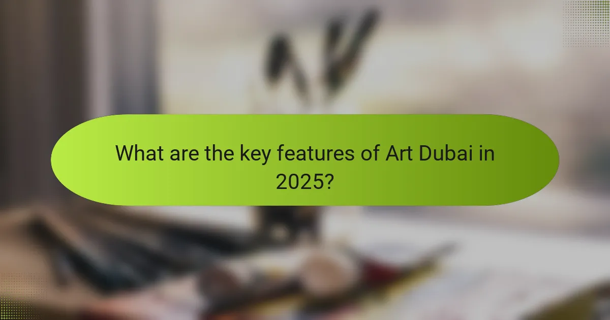 What are the key features of Art Dubai in 2025?